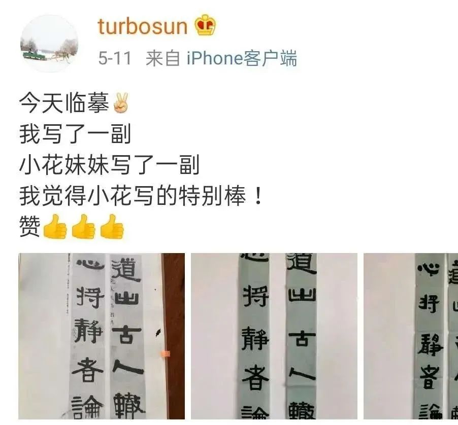 明星孙俪晒隶书千字文，一手好书法惹网友赞：被演员耽误的书法家