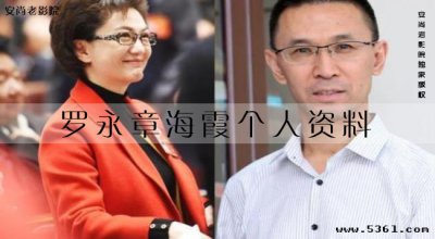 ​央视主持人海霞老公是谁（罗永章个人资料介绍）
