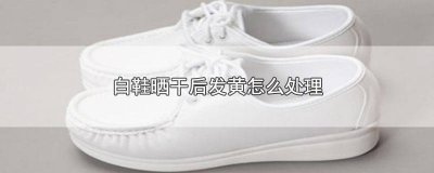 ​小白鞋洗后晒干发黄怎么办? 白鞋洗完晒干后发黄怎么办
