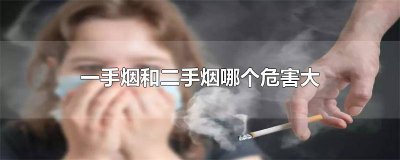 ​二手烟和一手烟的危害哪个大 二手烟和一手烟哪个危害大些