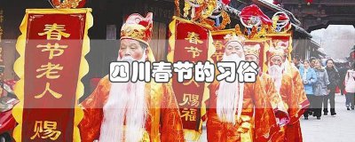 ​四川春节特有的风俗 四川的春节风俗作文500字六年级