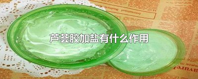 ​芦荟胶和盐一起用有副作用吗 芦荟胶跟盐一起会怎么样