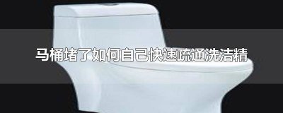 ​马桶疏通器怎么清洗 洗洁精怎么疏通马桶水垢图片