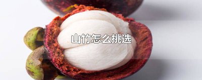 ​山竹怎么挑选才好吃又甜 山竹怎么挑选