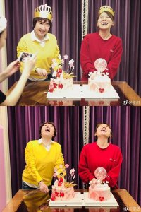 ​景甜妈妈生日现张继科身影 亲密与景甜家人相拥温馨有爱－娱乐频道