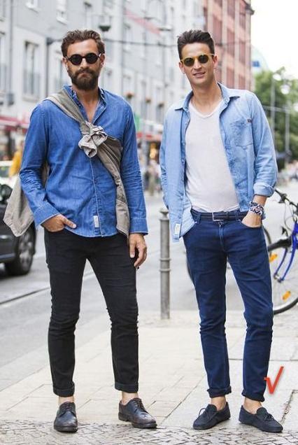 溜肩的男生春夏季怎样穿衣服改善身材