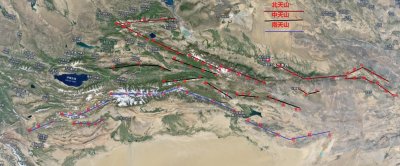 ​一张图让你把天山看个透——天山各山脉的分布图