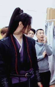 ​八卦说；那些年你没见过的魏无羡，最初定妆高马尾照