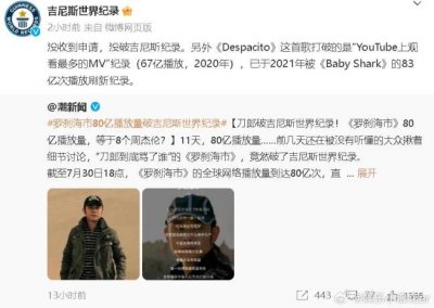 ​吉尼斯官方否认刀郎《罗刹海市》破纪录：没破