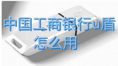 ​中国工商银行u盾怎么用