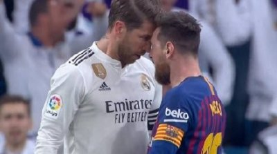 ​巴萨1-0赛季三杀皇马，拉基蒂奇挑射建功，梅西、水爷起冲突