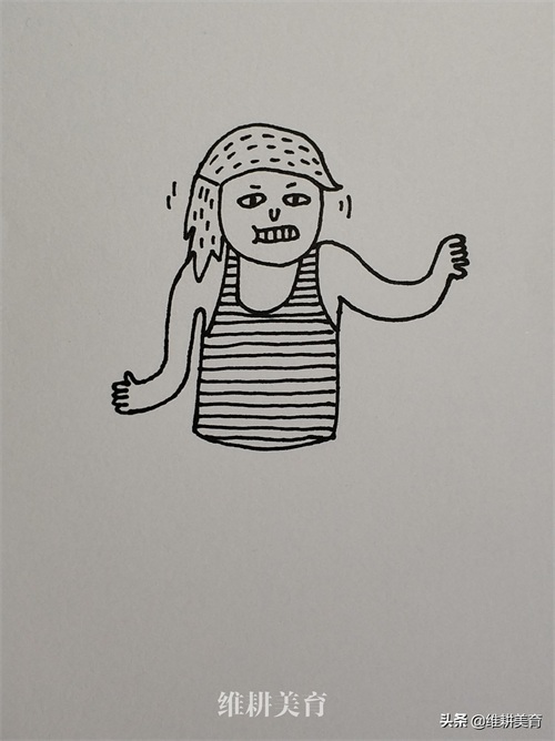 简笔插画小孩（附步骤图）