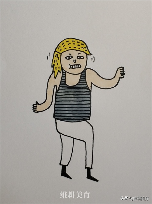 简笔插画小孩（附步骤图）