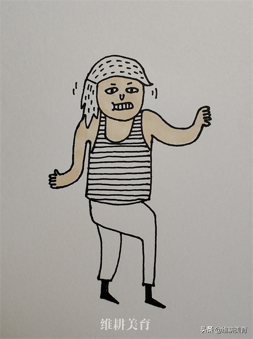 简笔插画小孩（附步骤图）