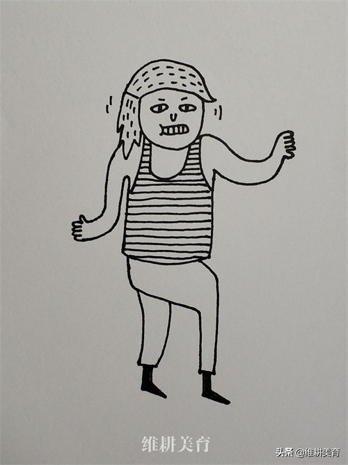 简笔插画小孩（附步骤图）