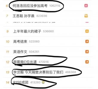 ​周震南C位出道，何洛洛放弃高考