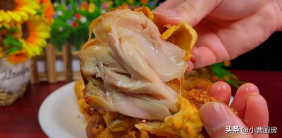 ​想吃炸鸡腿不用买，教你在家做，简单2步搞定，皮酥肉嫩无腥味