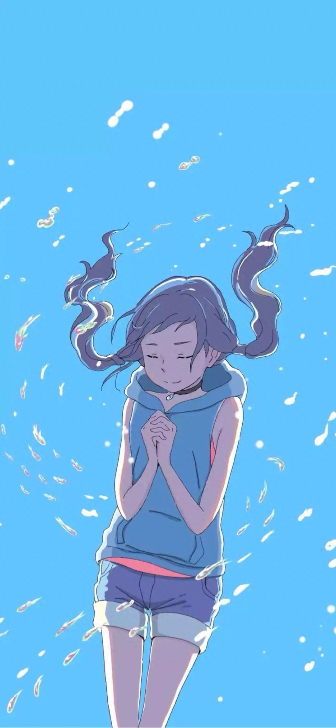 日本动漫电影天气之子，高清全屏手机壁纸，喜欢就拿走哦