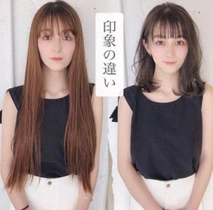 ​108款发型“前后对比”女生发型图片