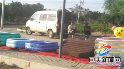 ​充气泳池成降暑利
